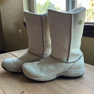 Merrell Primo Stitch High Boot Sz 8 Pebble color